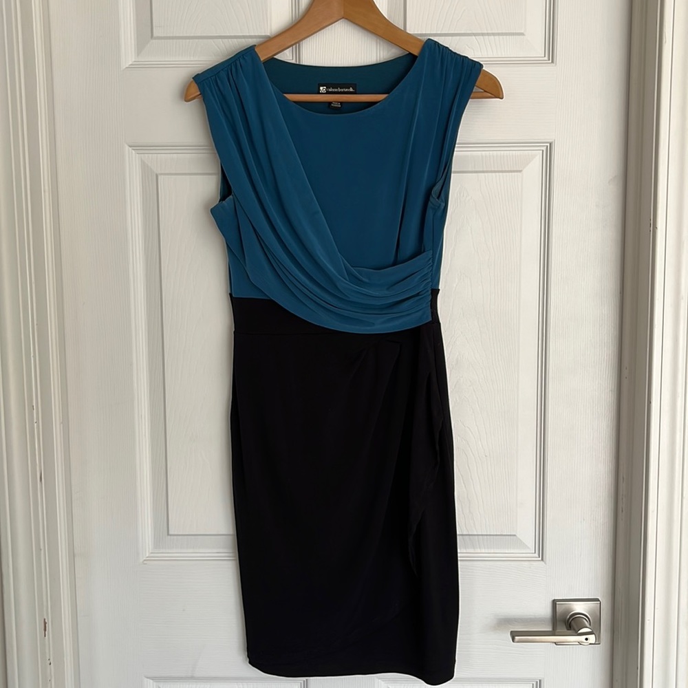 $20/2 Valerie Bertinelli sleeveless drape ruched bodycon dress Sheath
